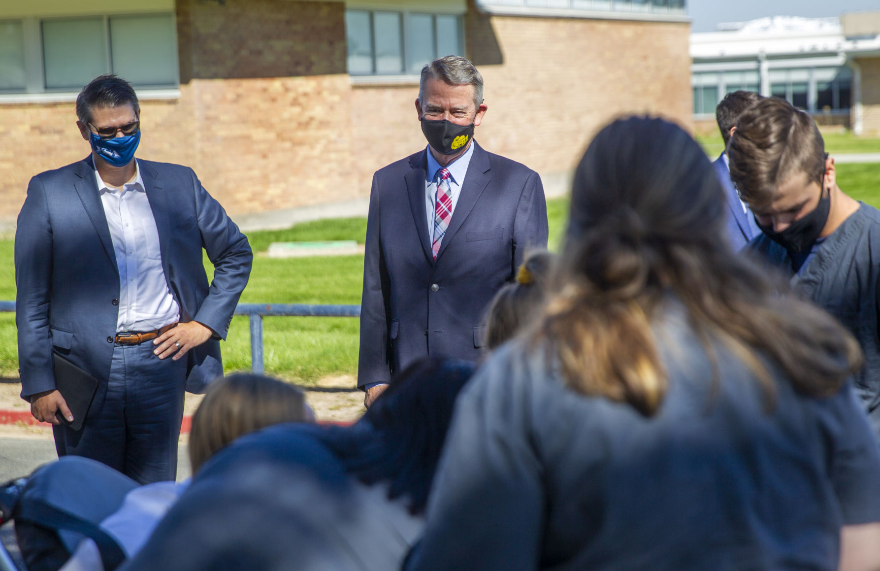 Gov. Little tours Twin Falls High School